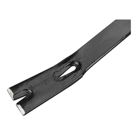 15 Inch Heavy Duty Flat Pry Bar With Integrated Nail Puller Rust Resistant Enamel Finish Ultra Durable Forged Heat Treated Carbon Steel Crow Bar