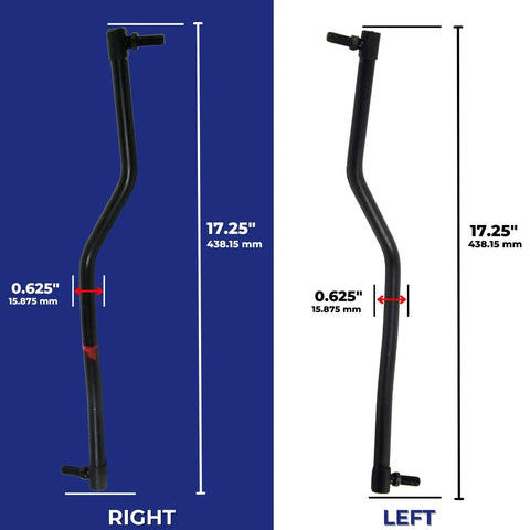 Left And Right Steering Drag Link Set For Craftsman Husqvarna Lawn Tractors Fits Weedeater Poulan Pro LH RH 532194740 532194741, 17.25 in