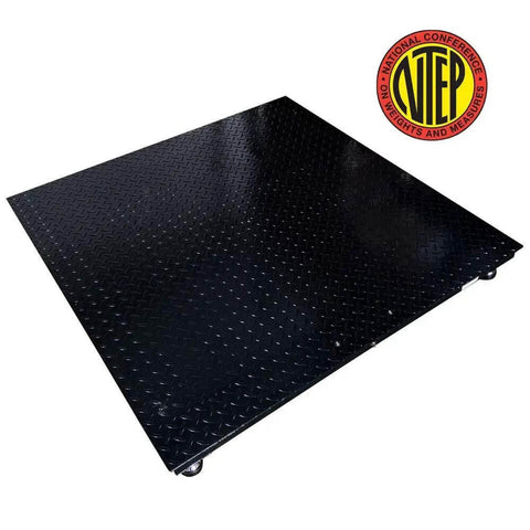 NTEP Certified Legal For Trade Floor Scale Built For Heavy Duty Industrial Shipping And Pallet Tasks With Indicator 10,000 Pound Capacity
