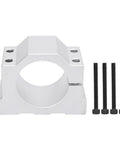45mm Spindle Clamp Motor Bracket For CNC Routers, Aluminum Alloy Mounting Holder with four screws, front view