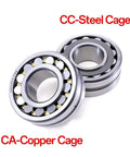Pro Level 23218 CCK W33 Spherical Roller Bearings 90 By 160 Millimeters showing steel and copper cage designs.
