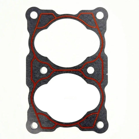 Close-up of gasket from Tu Flo 550 750 Compressor Head Maintenance Kit For Heavy Duty Trucks, Complete Gasket Seal Spring Retainer And Valve Actuator Set