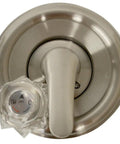 Brushed Nickel Delta Tub And Shower Trim Kit Replacement For Monitor 1300 To 1400 And MultiChoice 13 To 14 Series Faucets Plastic Construction