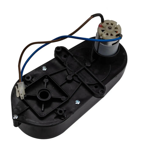 RS390 5000RPM motor gearbox upgrade for 12V/24V electric ride-on cars, black casing, remote control ready, dual 2 pack.