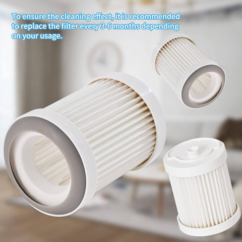 8 Pack Replacement Filter Kit For Tineco A10 A11 Hero Master Pure One S11 S12 X And PWRHERO11 shown in white with pleated design
