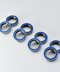 Blue Rubber Sealed 10x15x4mm Ball Bearings For RC Cars With 10mm Inner Bore 2RS Miniature Bearings High Precision And Smooth Spin