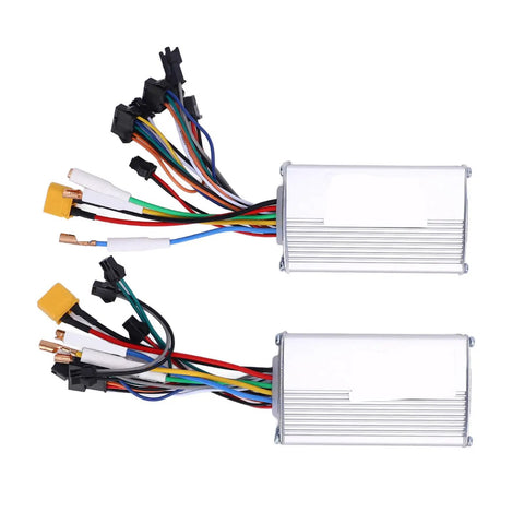 Dual Drive Motor Controller For Electric Bikes And Scooters, 48V 25A 1200W Power Management with aluminum alloy housing