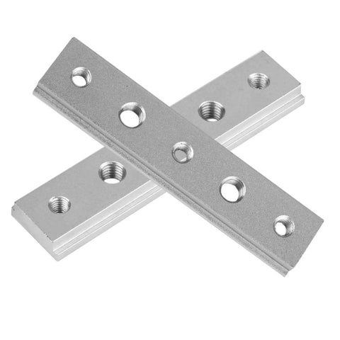 Two Pack 100mm Aluminum T Slot Miter Track Jigs For Power Tools, Universal 30 45 Degree Sliding Block With M6 And M8 Holes