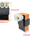 All In One Ignition Kit For GY6 125cc Engines - 6 Pin AC CDI Box showing dimensions