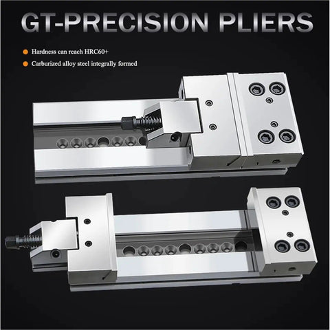 Heavy-Duty 6-Inch Bench Vise Rock Solid Alloy Steel Clamping Fixture With Wide Jaw Opening For Cnc Milling Grinding Machine Shop Workhorse Secure Tightening And Precision Holding image showing precision pliers for machining.