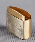 Solid Brass Habaki Collar Clip For Katana Blade Keeps Tsuba Locked In Place And Secure Inside Saya on gray background
