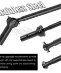 RC Drive Shaft CVD Upgrade Kit For 1/8 Typhon 6S And 1/7 Felony Limitless Roller Infraction 6S BLX 45 Steel Driveshafts Front And Rear Axles Aluminum Wheel Hex Hub Nuts In Red, stainless steel RC driveshafts