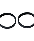 Kickass Drive Belt Kit For 82mm Electric Planer 2 Pack Rubber Replacement Parts smooth black rubber drive belts.
