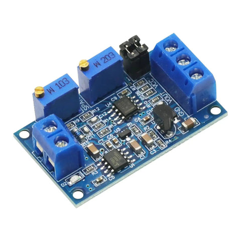 Two Pack 4-20mA To 0-3.3V 0-5V And 0-10V Current To Voltage Converter Module with auto range, high precision resistor, front view