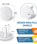Outlet Covers White 38 Pack Baby Proofing For Electrical Outlets, Child Safety Socket Plugs with hidden ring-pull handle design.