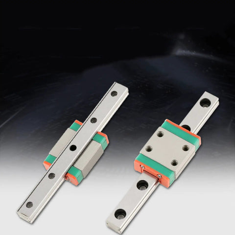 Two Piece LML7B Miniature Linear Rail Guide Set With 7mm Width Slide Block For CNC Machines, 3D Printers, Lightweight