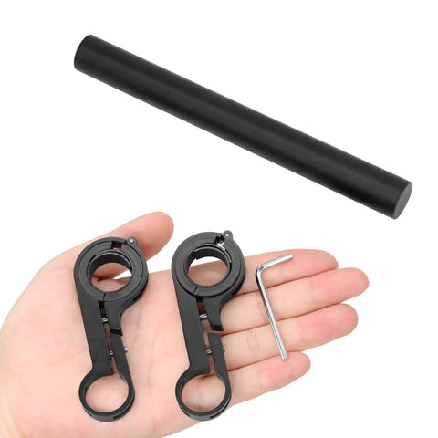 Bike Handlebar Extender Aluminum Alloy Double Clamp Mount Space Saver components on hand