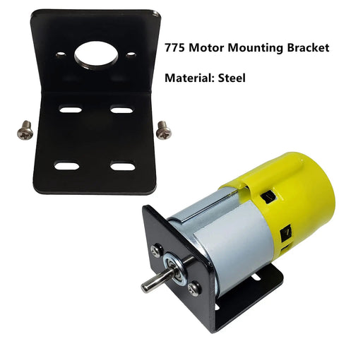 Beefy 12V 775 DC Gear Motor With Bracket High Speed 7500 To 15000 RPM Large Torque And Low Noise For DIY Power Tools And Electric Projects Like Printers Go Karts E Bikes And Sprayers