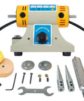 DIY Jewelry Buffing Polisher Kit For Bench Use Pro Grade Electric Lathe Grinder With Adjustable Speed Up To 10,000 RPM, tools displayed
