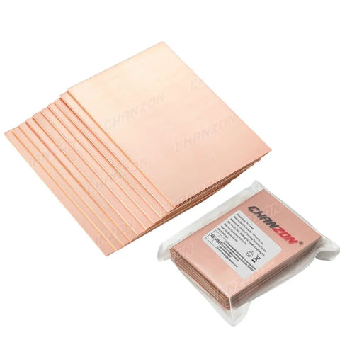 Dope 10 Pack Single Sided Copper Clad Laminate PCBs 7x10cm Copper Plated Universal Circuit Prototyping Boards For Etching DIY PCB Kit