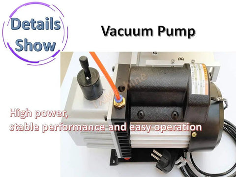 Top Tier Flat Surface Labeling Machine With Solid Vacuum Pump For Self Adhesive Labels vacuum pump showcasing high power and design.