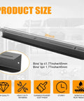 Overhead Garage Storage Rack For Ceiling Mount, Heavy Duty Ceiling Bracket For Garages Sheds Storerooms, Black Finish, 26in size