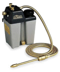 Totally Legit Manual Coolant Spray System With Four Foot Brass Line And One Quart Reservoir built for garage fluid transfer.