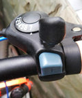 Close-up of 7 Speed Thumb Gear Shifters Set For Mountain, Road, City And Folding Bikes with 3x7 right lever and joystick