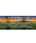 Banner with text 'Reliable Aftermarket Parts' over a field and sunset background, promoting tractor and construction parts.