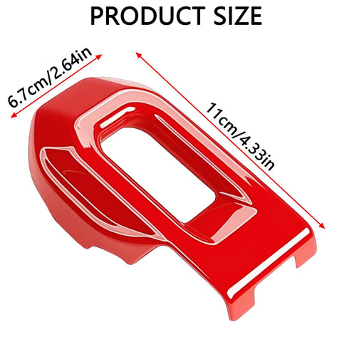 Red ABS Hood Latch Covers 2pc for Jeep Wrangler JL JLU Gladiator JT Stylish Engine Trim Guards Level Up Your Rig with Durable Protection and a Fresh Custom Look That Brings the Swagger!