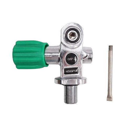 Pro Grade Brass Underwater Scuba Tank Valve Reducing Valve 0.75 Inch Threading DIN Yoke Compatibility For Cylinder Bottle