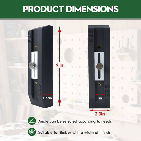 4 Piece Kumiko Joinery Jig Set With Multi Position Angle Guide Rails For Precision Woodworking Clamps And Crafting Projects dimensions