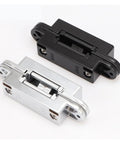 Stainless Steel Heavy Duty Commercial Door Hinges For Invisible 180 Degree Hidden Folding Doors With 3D Adjustable Cross Opening Easy Install Smooth Quiet Close For Front Doors Cabinets And Boxes, shown in silver and black colors.