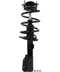 Suspension Strut And Coil Spring Assembly For Chevrolet Traverse Buick Enclave GMC Acadia Models Quick Strut Replacement Kit Direct Fit