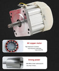 750W Silent Brushless Servo Motor with Speed Controller for Belt Sander and DIY Lathe 110V shown with copper motor design