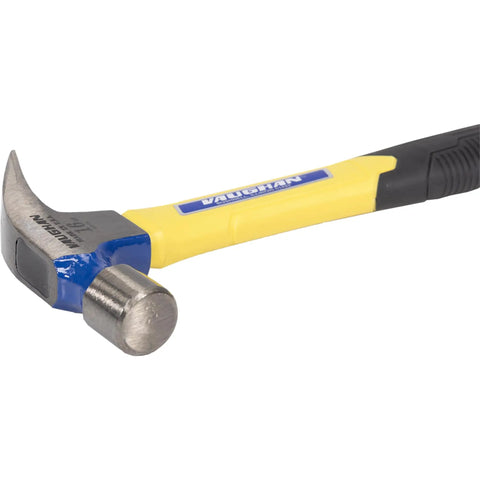 Rip Claw Nail Hammer With Fiberglass Handle, 16 Oz, Made In The USA, FS99 VN12410, Durable Drop Forged Steel, Rust Resistant Finish