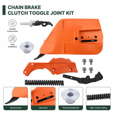 Chain Brake Clutch Toggle Joint Kit For Chainsaw Replacement Fits 362 365 371 372 385 390 Models, Durable Part
