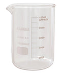 10,000ml Low Form Beaker With Heavy Duty Borosilicate Glass Wide Mouth Anti Spill Rim Laser Etched 0 To 10000ml Graduations Pro Grade Lab Gear