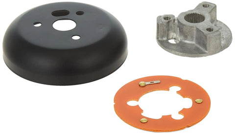 Vehicle Specific Steering Wheel Installation Kit Matte Black With Die Cast Hub And Grade 5 Hardware components