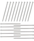 20 Pcs Cotter Pin Set M3 X 60Mm Zinc Plated Hairpin Clips For Lawn Mowers And Garden Equipment arranged in rows