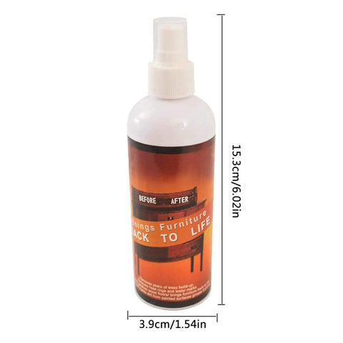 Wooden Repair Spray Quick Fix Scratch Remover For Tables Beds Floors 120Ml Instant Repair Paint Bottle with Measurement