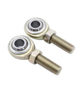 Set Of Two Badass Heavy Duty Left Hand Thread Rod End Heim Joints With Jam Nuts 1/2 20 Male Spherical Bearings for steering
