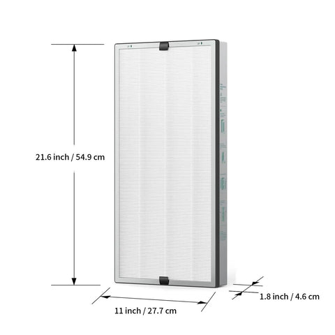 Air Purifier Replacement Filter 2 Pack For JF999 3 In 1 True HEPA 13 With Activated Carbon Easy Install Captures Allergens Dust Bacteria Tobacco Smoke For Cleaner Air In Home Or Office
