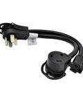 RV Power Splitter Adapter Cord 50A To 30A And 15A For Campers With 14-50P Male To TT-30R And 5-15R Female Heavy Duty Cable