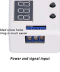 Adjustable Delay Timer Relay Module For Automation Projects, Industrial Grade DC 12V Controller With screw terminal and display