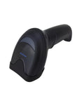 Front view of QD2590 Handheld Corded Barcode Scanner Kit for 1D, 2D, and Postal Codes, IP52 Black, USB Cable Included, Omnidirectional Reading