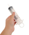 Heavy Duty Manual Fluid Extraction Pump For Automotive Engine Oil Transfer Tool held in hand for fluid transfer use.