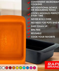 Ramen Microwave Cooker For Quick Bowls In Three Minutes Two Pack Black Dorm Friendly Office Ready Kitchen Gadget BPA Free