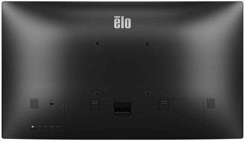 Back view of the Rugged Commercial 21.5 Inch Monitor Featuring Anti Glare Glass, detailing ports and mount options.