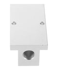 T Type Air Flow Splitter Block With Two Ports And Four Holes Multiport Pneumatic Gas Distribution Manifold Junction